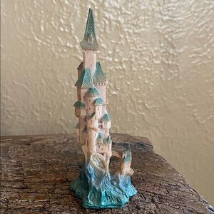 🧚‍♀️Vintage🧚‍♀️Enchanted Fairy Castle Figurine